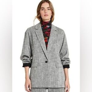 Rachel Comey X Target Grey Oversized Blazer Office Business Casual Neutral NWT